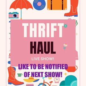 Thrift Haul Live Show!! 🌺🩷🌺